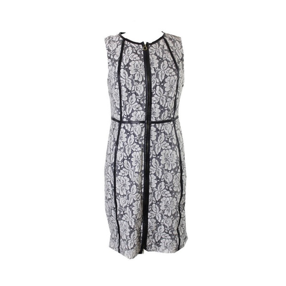 calvin klein black lace dress